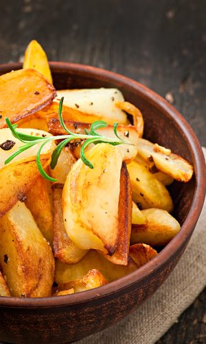 French fries potato wedges